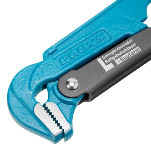 Ключ трубный рычажный 1.5, №2, цельнокованый, CrV, тип "L" Gross купить в Москве с доставкой по всей России | ProtosMarket.ru