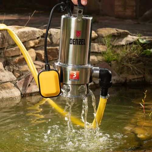 Дренажный насос DP1100X, 1100 Вт, подъем 11 м, 15500 л/ч Denzel по ценам производителя в Санкт-Петербурге с доставкой по всей России