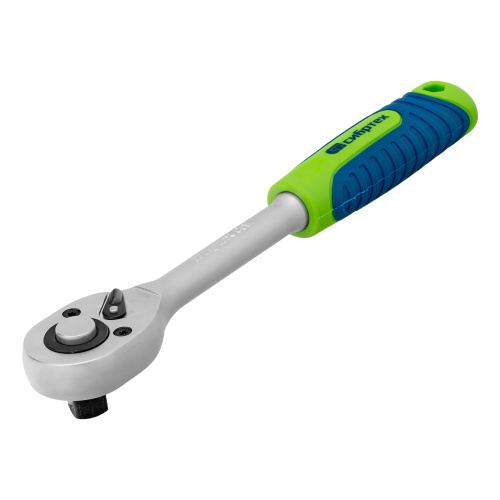 Ключ-трещотка 1/2", 45 зубьев, с быстрым сбросом, матовый хром Сибртех купить в Москве с доставкой по всей России | ProtosMarket.ru