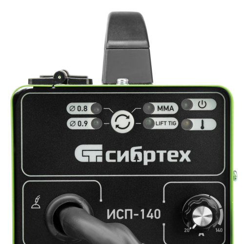 Аппарат инвертор. полуавтомат. сварки ИСП-140, 140 А, ПВ 60% Сибртех по ценам производителя в Санкт-Петербурге с доставкой по всей России