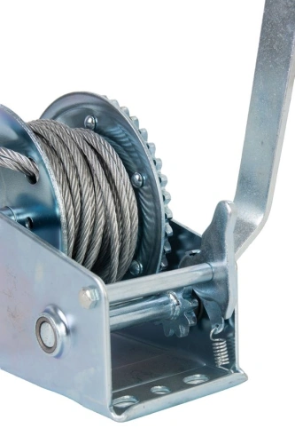 Лебедка ручная барабанная с тросом  400кг  10м оцинкованная TOR FD по ценам производителя в Санкт-Петербурге с доставкой по всей России