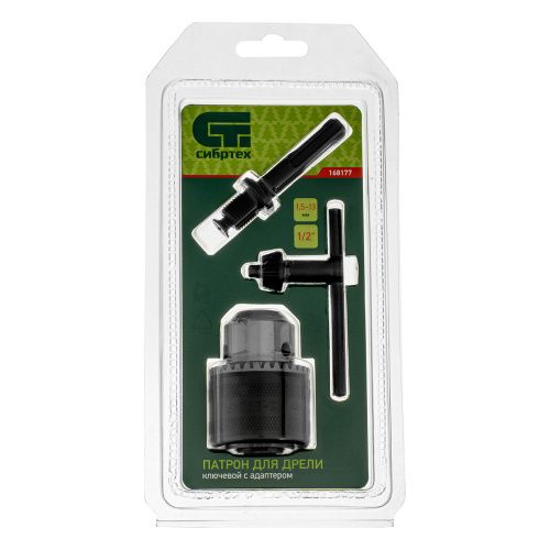 Патрон для дрели ключевой, 1.5-13 мм, 1/2, адаптер SDS Plus Сибртех купить в Москве с доставкой по всей России | ProtosMarket.ru