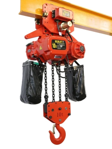 10т 6м таль цепная ТЭЦ OCALIFT 10-04D 380в передвижная две скорости по ценам производителя в Санкт-Петербурге с доставкой по всей России