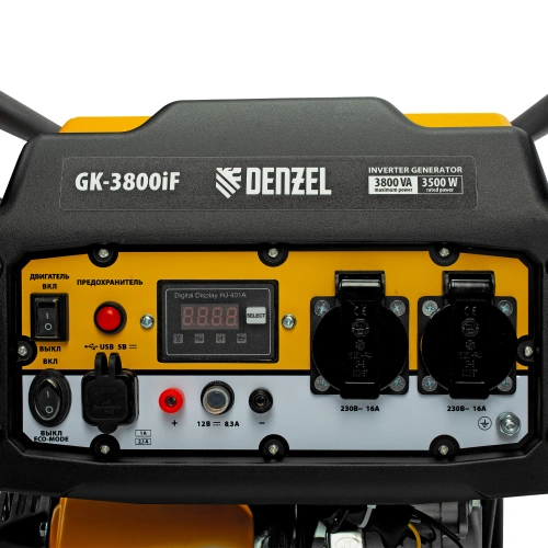 Генератор инверторный GK-3800iF, 3,8 кВт, 230 В, ручной старт DENZEL по ценам производителя в Санкт-Петербурге с доставкой по всей России