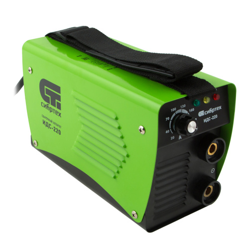 Аппарат инверторный дуговой сварки ИДС-220, 220 А, ПВ 80%, диаметр электрода 1.6-5 мм Сибртех по ценам производителя в Санкт-Петербурге с доставкой по всей России
