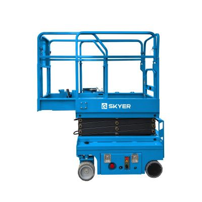 Самоходный ножничный подъемник SKYER PL0624 с выдвижной платформой (узкая база) купить в Москве с доставкой по всей России | ProtosMarket.ru