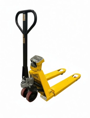 Тележка гидравлическая с весами поворотный дисплей 2500 кг 1150 мм полиуретановые колеса TOR AC-CW по ценам производителя в Санкт-Петербурге с доставкой по всей России