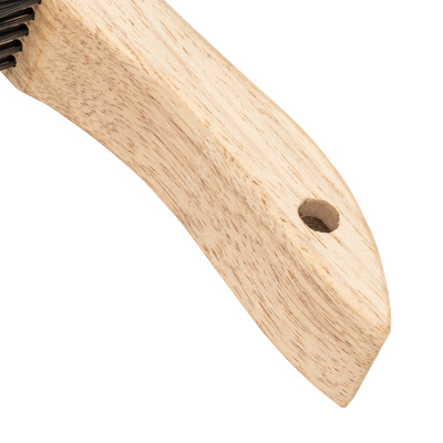 Щетка зачистная пятирядная, закаленная прямая проволока с деревянной ручкой Сибртех купить в Москве с доставкой по всей России | ProtosMarket.ru