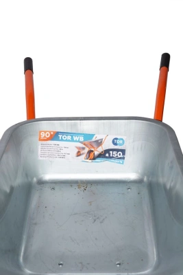 Тачка строительная 90 л 150 кг TOR WB одноколесная по ценам производителя в Санкт-Петербурге с доставкой по всей России