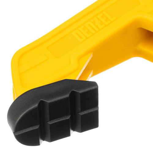 Струбцина клещеобразная, усиленная 65 х 50 мм, двухкомпонентные рукоятки Denzel по ценам производителя в Санкт-Петербурге с доставкой по всей России