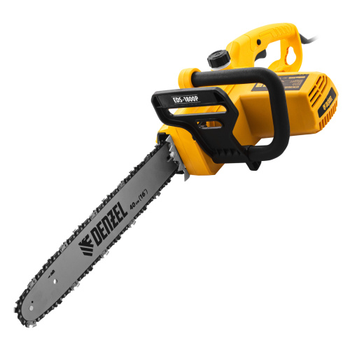 Пила цепная электрическая EDS-1800P, 1.8 кВт,поперечная, шина 40 см, шаг 3/8, паз 1.3 мм, 57 звеньев Denzel купить в Москве с доставкой по всей России | ProtosMarket.ru