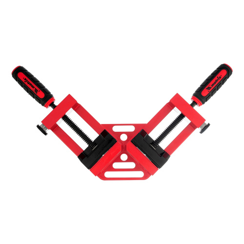 Струбцина угловая, быстрозажимная, 65/65 мм, двухкомпонентные обрезиненные рукоятки Matrix купить в Москве с доставкой по всей России | ProtosMarket.ru