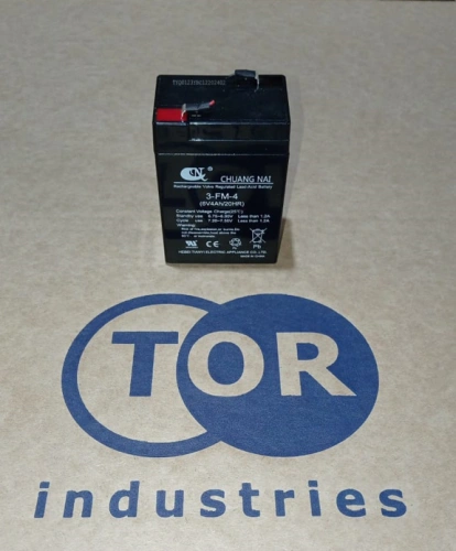 Аккумулятор свинцово-кислотный герм. (WET) 6В/4Ач 98х46х69 для тележки WH-25ES по ценам производителя в Санкт-Петербурге с доставкой по всей России