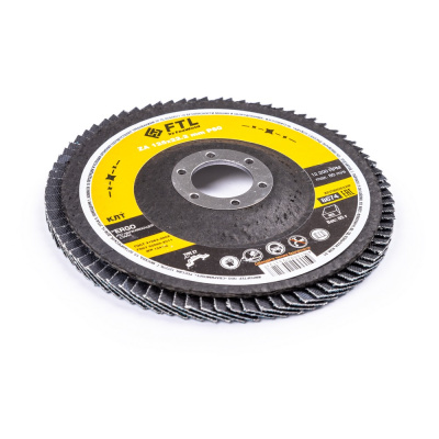 Круг лепестковый для шлифования по нержавеющей стали FTL Ergo цирконий 27 125 х 22,2 мм P60 по ценам производителя в Санкт-Петербурге с доставкой по всей России