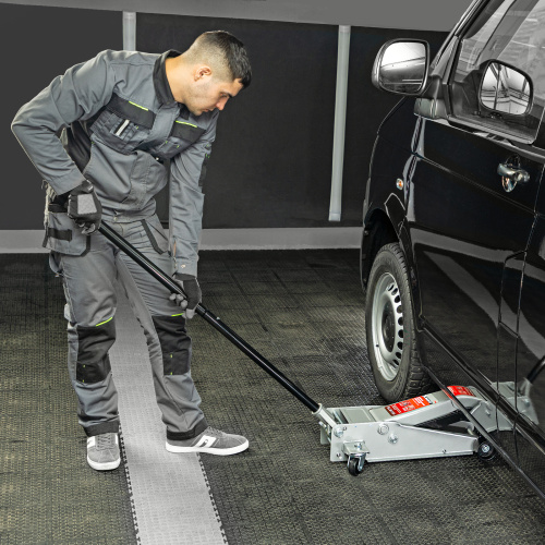 Домкрат гидравлический подкатной профессиональный, быстрый подъем, 3 т, 130-465 мм. Quick Matrix по ценам производителя в Санкт-Петербурге с доставкой по всей России