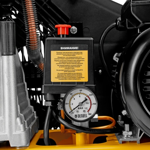 Компрессор воздушный рем. привод BCI 2100/50, 2,1 кВт, 50 литров, 400 л/мин Denzel по ценам производителя в Санкт-Петербурге с доставкой по всей России