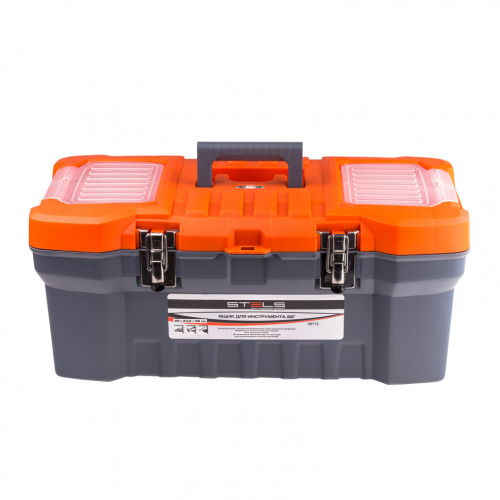 Ящик для инструмента с металлическими замками 22", 28 х 23 см, 5 х 56 см Stels по ценам производителя в Санкт-Петербурге с доставкой по всей России