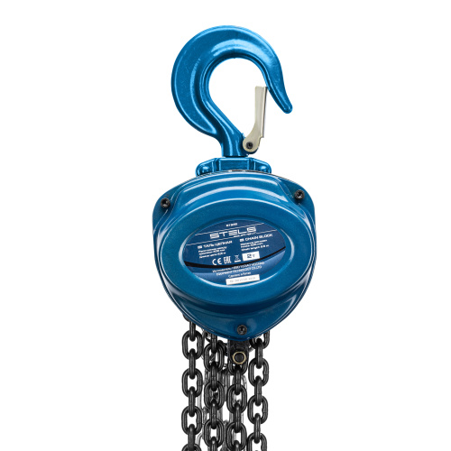 Таль цепная, 2 т, h подъема 2.5 м, расстояние между крюками 400 мм Stels по ценам производителя в Санкт-Петербурге с доставкой по всей России