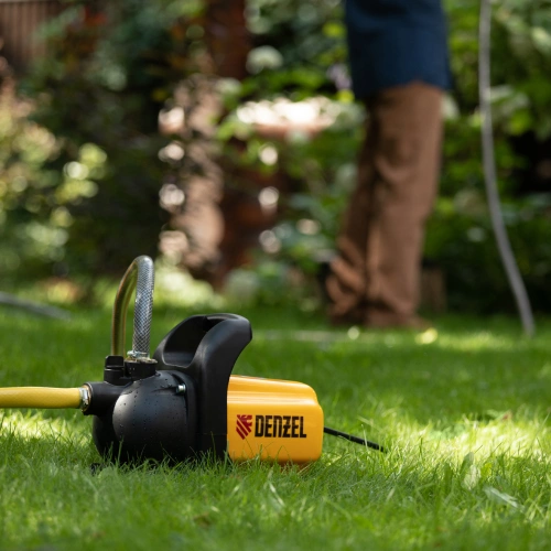 Садовый поверхностный насос GP 600, 600 Вт, 3000 л/ч, подъем 35 м, пластик Denzel по ценам производителя в Санкт-Петербурге с доставкой по всей России