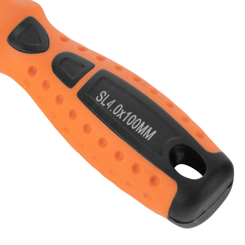 Отвертка "Point", SL4 х 100 мм, CS, двухкомпонентная рукоятка Sparta купить в Москве с доставкой по всей России | ProtosMarket.ru