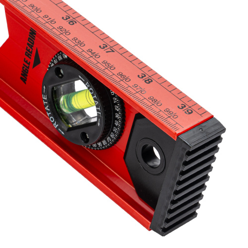 Уровень алюминиевый "Рельс", 1000 мм, 3 глазка, усиленный Matrix по ценам производителя в Санкт-Петербурге с доставкой по всей России