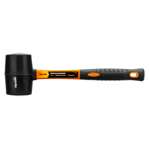 Киянка резиновая, 450 г, черная резина, фибергласовая рукоятка Sparta купить в Москве с доставкой по всей России | ProtosMarket.ru