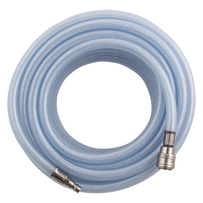 Шланг пневматический ПВХ, 10 x 16 мм, 18 бар, армированный, прозрачный, быстросъемное соединение, 15 м Stels купить в Москве с доставкой по всей России | ProtosMarket.ru