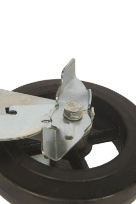 Колесо большегрузное поворотное SCdb 80 200 мм обрезиненное с тормозом (N) купить в Москве с доставкой по всей России | ProtosMarket.ru