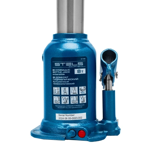 Домкрат гидравлический бутылочный телескопический, 8 т, подъем 180-410 мм Stels по ценам производителя в Санкт-Петербурге с доставкой по всей России