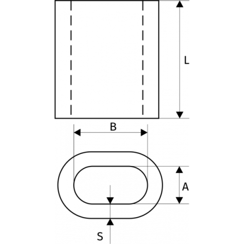 Втулка алюминиевая DIN 3093, D = 40 мм купить в Москве с доставкой по всей России | ProtosMarket.ru