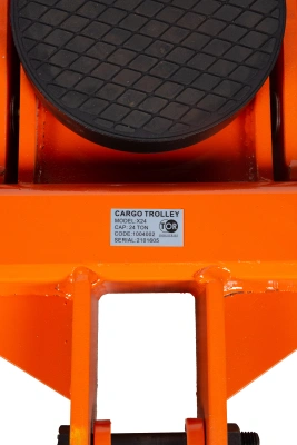 Роликовая платформа поворотная TOR X24 г/п 24 т (с ручкой) по ценам производителя в Санкт-Петербурге с доставкой по всей России