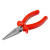 Длинногубцы прямые Econom, 160 мм, шлифованные, пластмассовые рукоятки Matrix купить в Москве с доставкой по всей России | ProtosMarket.ru