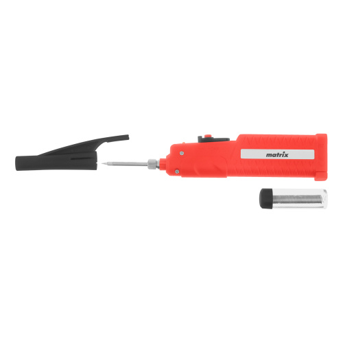 Паяльник беспроводной 4.5 В, 8 Вт, 350°С, припой 10 г, работа от элементов питания 3хАА Matrix по ценам производителя в Санкт-Петербурге с доставкой по всей России