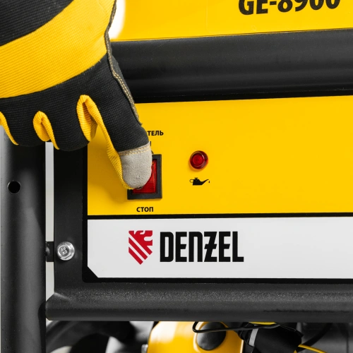 Генератор бензиновый GE 8900, 8.5 кВт, 220 В/50 Гц, 25 л, ручной старт Denzel по ценам производителя в Санкт-Петербурге с доставкой по всей России