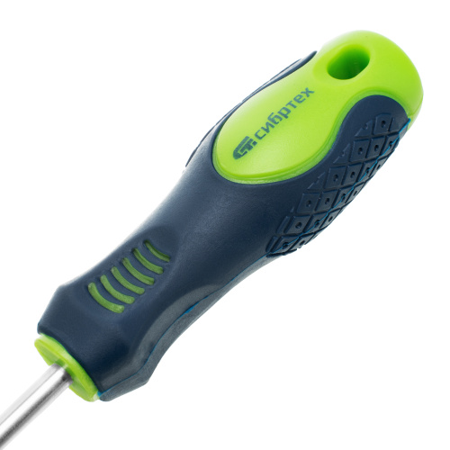 Отвертка, PZ1 х 80 мм, CrV, двухкомпонентная рукоятка Сибртех по ценам производителя в Санкт-Петербурге с доставкой по всей России