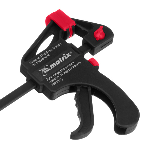 Струбцина универсальная, быстрозажимная, F-образная, 300 х 415 х 45 мм, пластиковый корпус Matrix купить в Москве с доставкой по всей России | ProtosMarket.ru