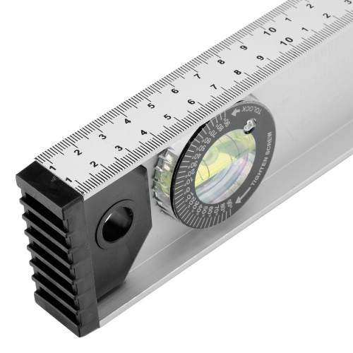 Уровень алюминиевый "Рельс", 1000 мм, 3 глазка (1 поворотный) Matrix по ценам производителя в Санкт-Петербурге с доставкой по всей России