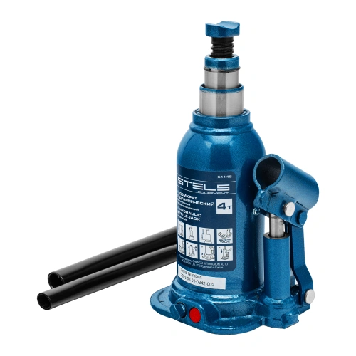 Домкрат гидравлический бутылочный телескопический, 4 т, подъем 170-420 мм Stels по ценам производителя в Санкт-Петербурге с доставкой по всей России