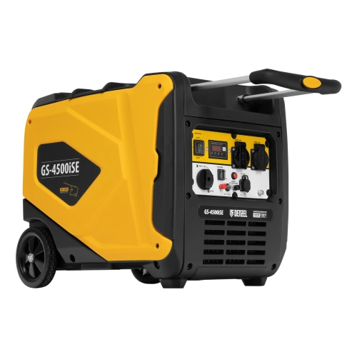 Генератор инверторный GS-4500iSE, 4,5 кВт, 230 В, закрытый корпус, электростартер Denzel по ценам производителя в Санкт-Петербурге с доставкой по всей России