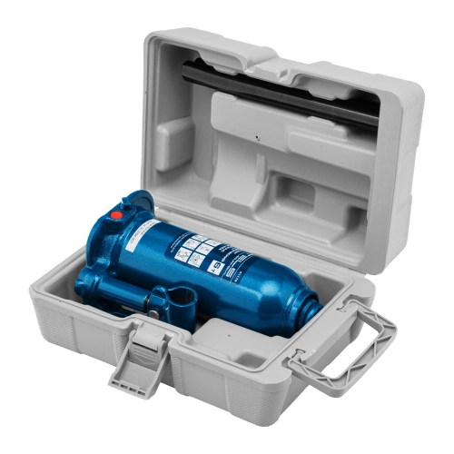 Домкрат гидравлический бутылочный, 6 т, h подъема 207-404 мм, в пластиковом кейсе Stels по ценам производителя в Санкт-Петербурге с доставкой по всей России