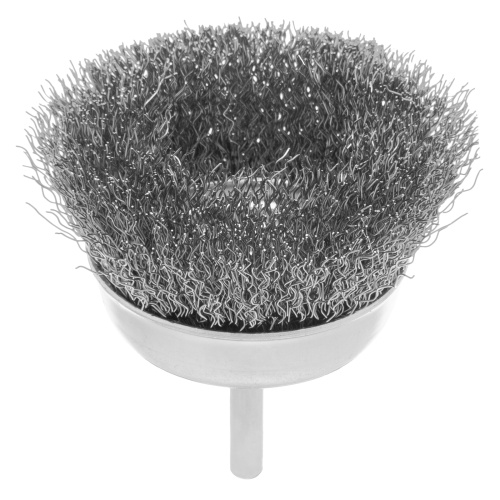 Щетка для дрели, 75 мм, "чашка" со шпилькой, витая проволока Сибртех по ценам производителя в Санкт-Петербурге с доставкой по всей России