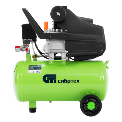Компрессор с набором КК-1500/24 ПЛЮС, 1.5 кВт, 198 л/мин, 24 л, прямой привод, масляный Сибртех по ценам производителя в Санкт-Петербурге с доставкой по всей России