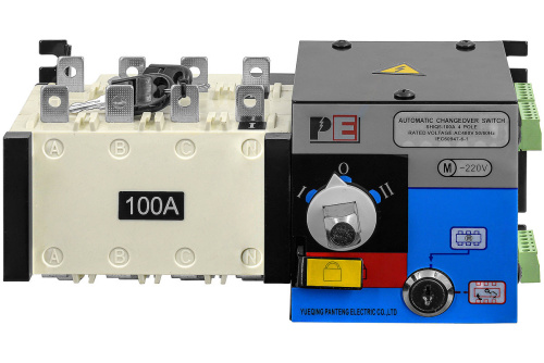 Реверсивный рубильник АВР (устройство автоматического ввода резерва) SHIQ5-100A 4P по ценам производителя в Санкт-Петербурге с доставкой по всей России