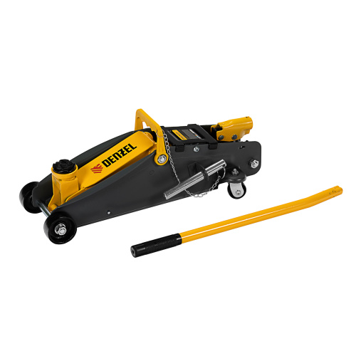 Домкрат гидравлический подкатной с фиксатором, 2,8 т, 135-385 мм, в кейсе Denzel купить в Москве с доставкой по всей России | ProtosMarket.ru