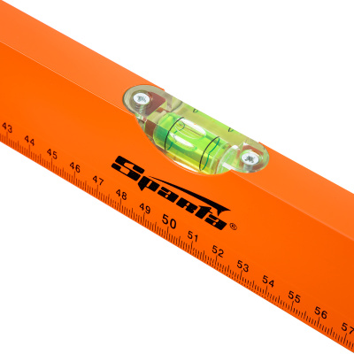 Уровень алюминиевый, 1000 мм, 3 глазка, желтый, линейка Sparta по ценам производителя в Санкт-Петербурге с доставкой по всей России