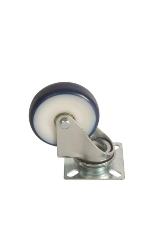 Колесо аппаратное поворотное SCv 92 75 мм (синяя резина) по ценам производителя в Санкт-Петербурге с доставкой по всей России