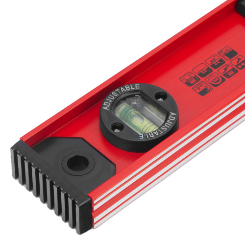 Уровень алюминиевый "Рельс", 400 мм, 3 глазка, усиленный Matrix по ценам производителя в Санкт-Петербурге с доставкой по всей России