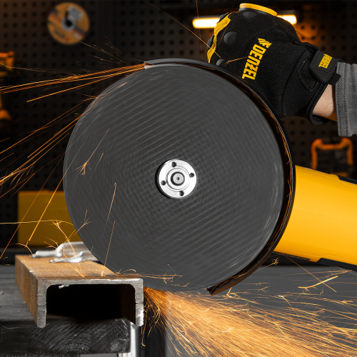 Машина шлифовальная угловая AG230-2400, 2400 Вт, 230 мм, 6000 об/мин Denzel купить в Москве с доставкой по всей России | ProtosMarket.ru