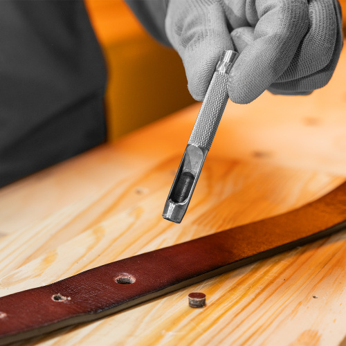 Набор пробойников для кожи 3 4 5 6 7 8 9 10 12 14 16 19 мм, 12 шт, чехол Сибртех по ценам производителя в Санкт-Петербурге с доставкой по всей России