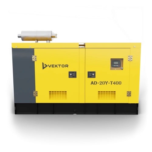 Дизельный генератор Vektor AD-20Y-T400 в шумозащитном кожухе с АВР по ценам производителя в Санкт-Петербурге с доставкой по всей России